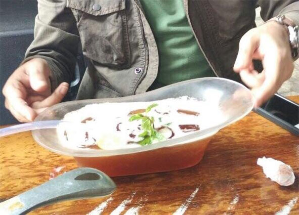 Iced Tea Served In A Urinal + Tube