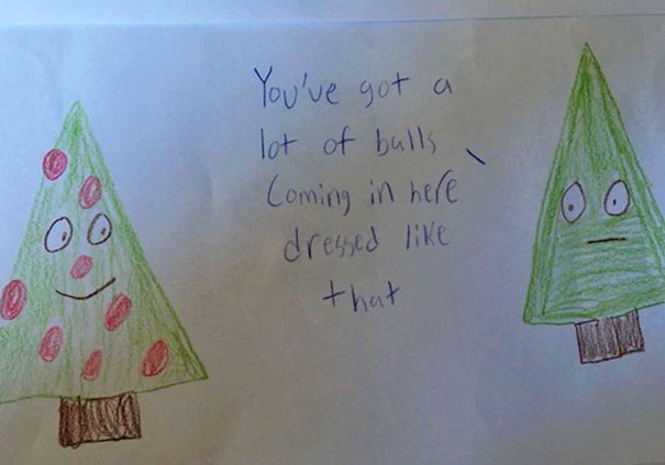 My Teacher Friend Was Given This By A Student. Merry Christmas Indeed