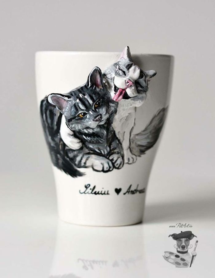 I Create Custom 3d Pets On Mugs | Handmade
