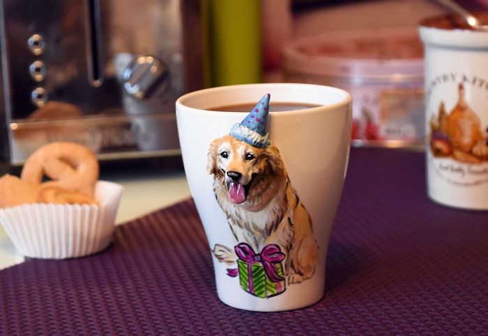 I Create Custom 3d Pets On Mugs | Handmade