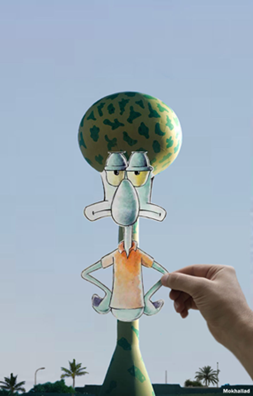 I Am A Pharmacist And I Mix Drawing With A Real Views In My Country To Make Them Look Cool And Create Happiness Out Of Sadness