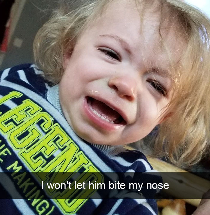 I Won't Let Him Bite My Nose