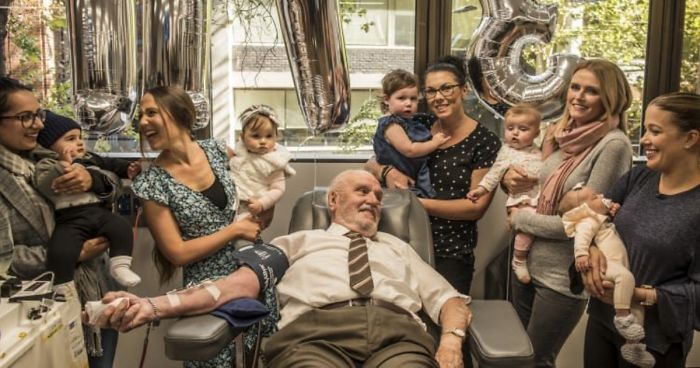 “Man With The Golden Arm” Whose Blood Saved The Lives Of 2.4 Million Babies Makes His Final Donation