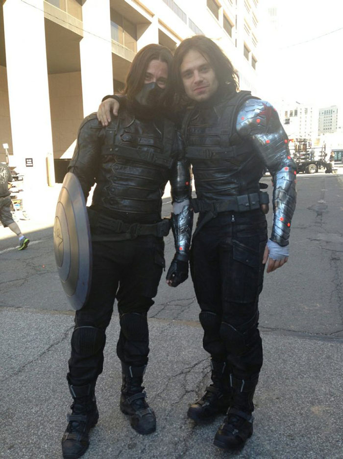 13 Photos Of Avengers With Their Stunt Doubles That Instantly Make The Actors Less Cool