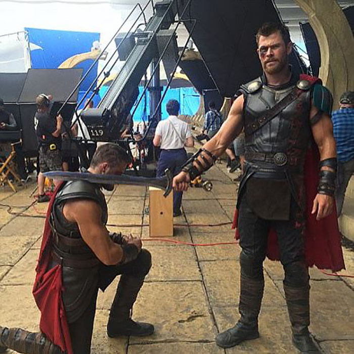 13 Photos Of Avengers With Their Stunt Doubles That Instantly Make The Actors Less Cool