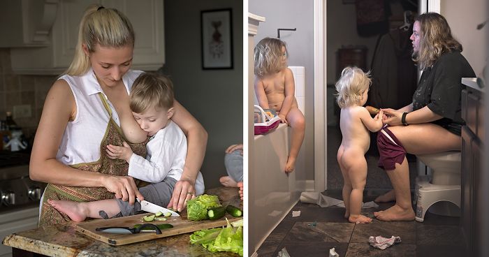 I Took These 22 Brutally Honest Photos Of Moms To Show What “Mother’s Day” Really Looks Like