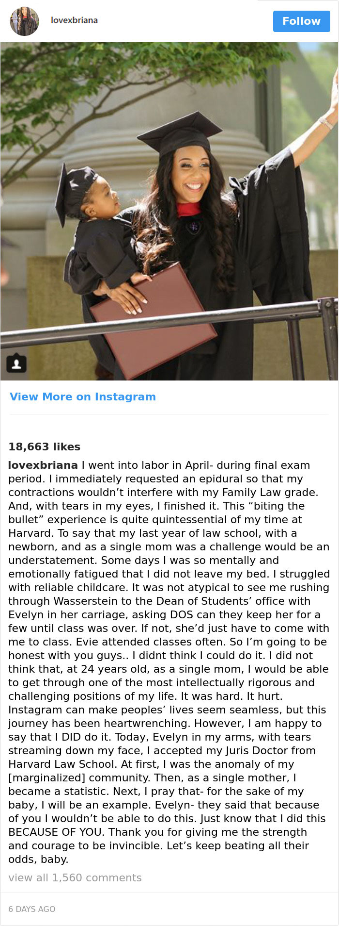 Woman Goes Into Labor During Her Final Exam, Finishes It On Epidural And Graduates From Harvard Woman Goes Into Labor During Her Final Exam, Finishes It On Epidural And Graduates From Harvard