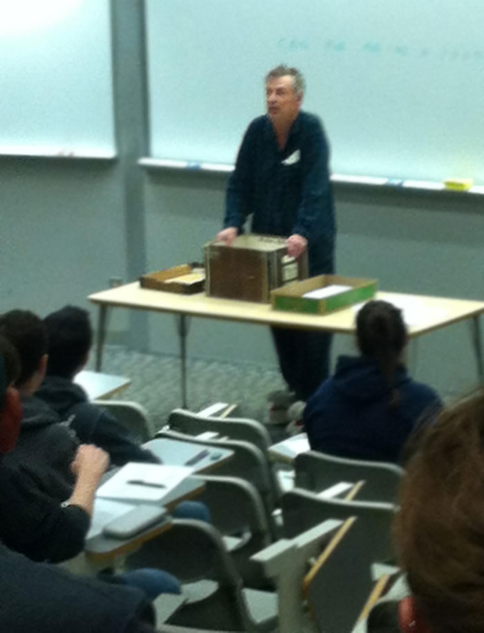 My Professor Showed Up To Our 7:30 Am Final In His Pajamas To Protest Having Finals That Early