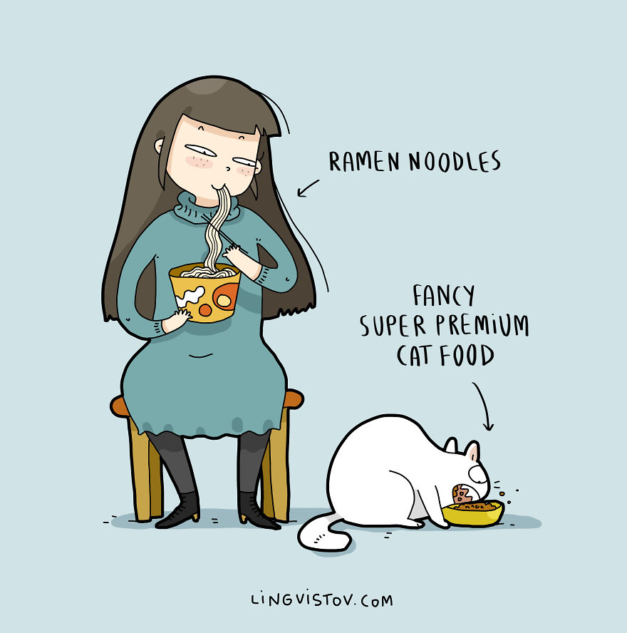 New-Fun-Cat-Illustrations-Lingvistov