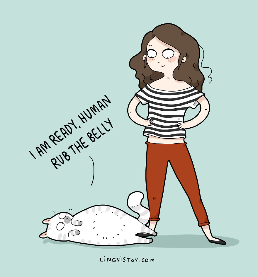 New-Fun-Cat-Illustrations-Lingvistov