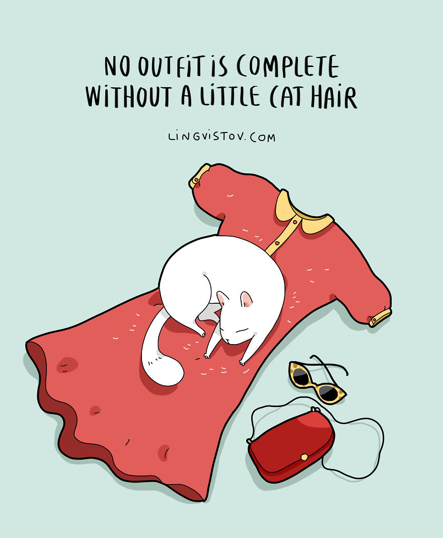 New-Fun-Cat-Illustrations-Lingvistov