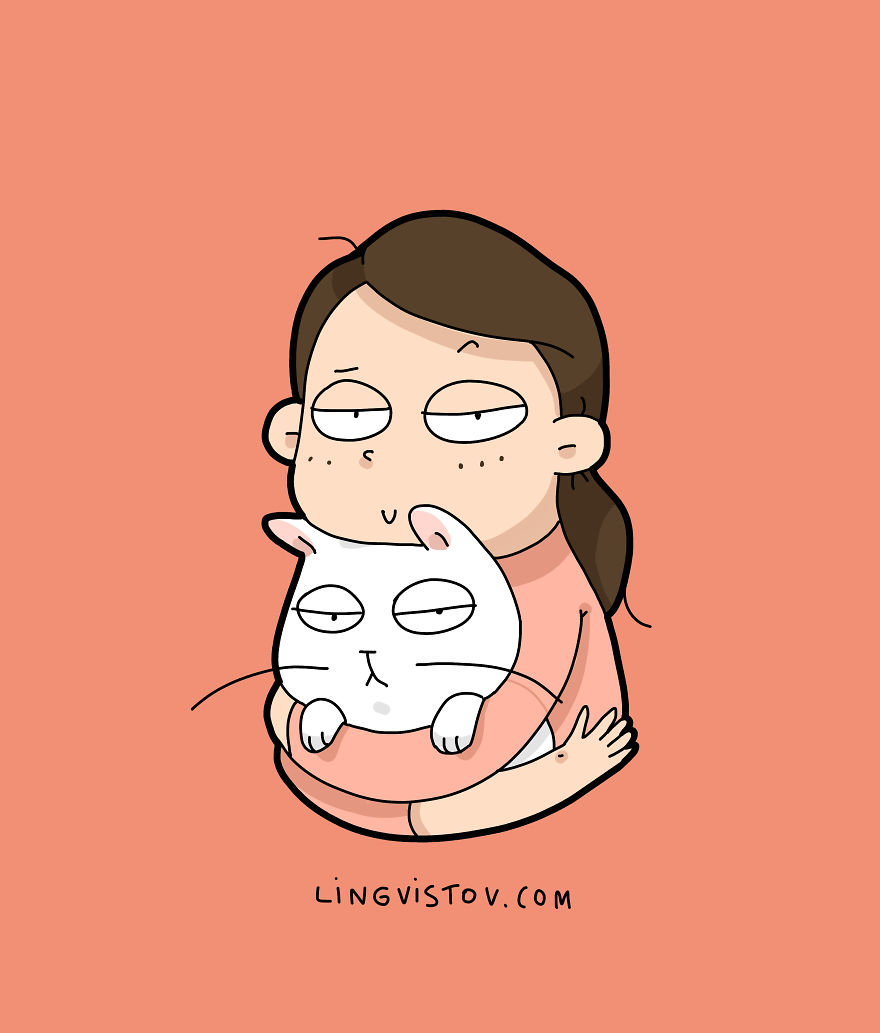 New-Fun-Cat-Illustrations-Lingvistov