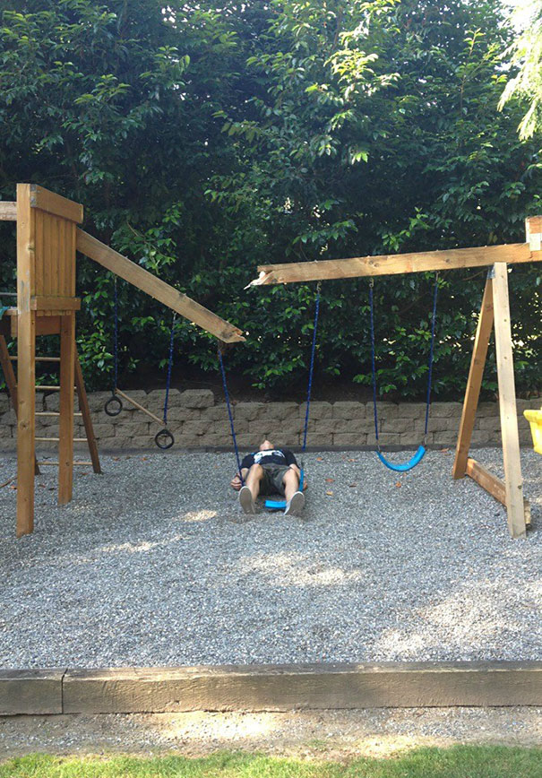 I Guess This Means We're Done Swinging For The Day