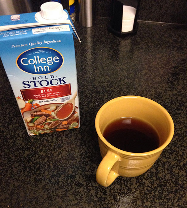 I Tried To Add Almond Milk To My Coffee This Morning