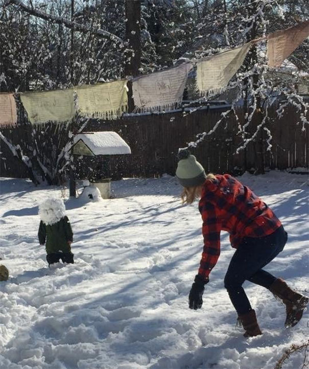 My Sister In Law Had A Snowball Fight With My 4 Year Old Nephew. My Nephew Lost