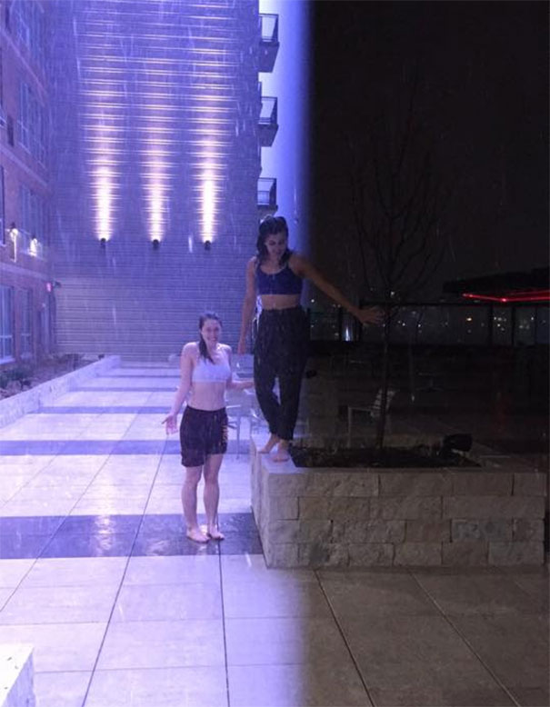 Lightning Struck At The Exact Moment Some Friends Of Mine Took A Photo Together!