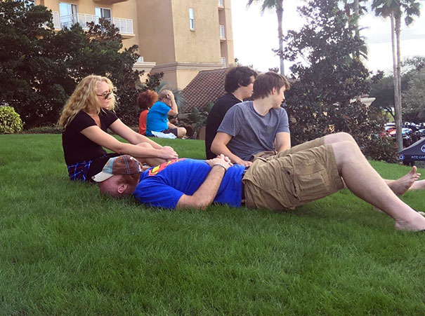 This Dude Looks Like Someone Snapped His Neck Backwards