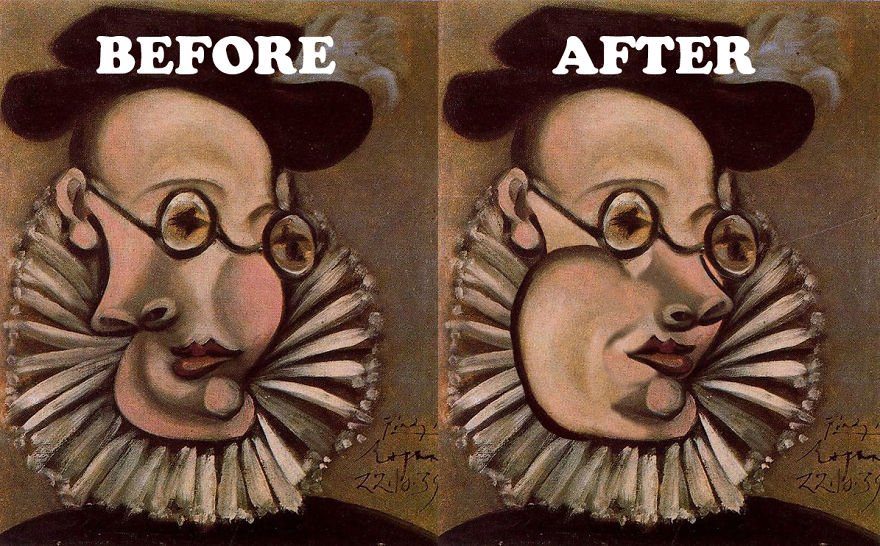 In My Funny Videos I "Fix" Art By The Masters