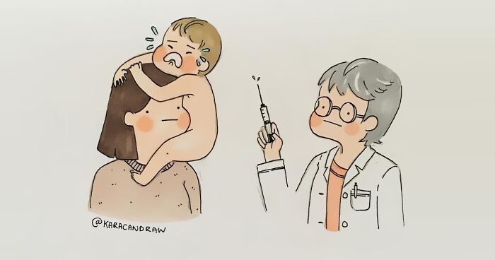 I Illustrate The Everyday Life With A 2-Year-Old Toddler As A Stay-At-Home Mom