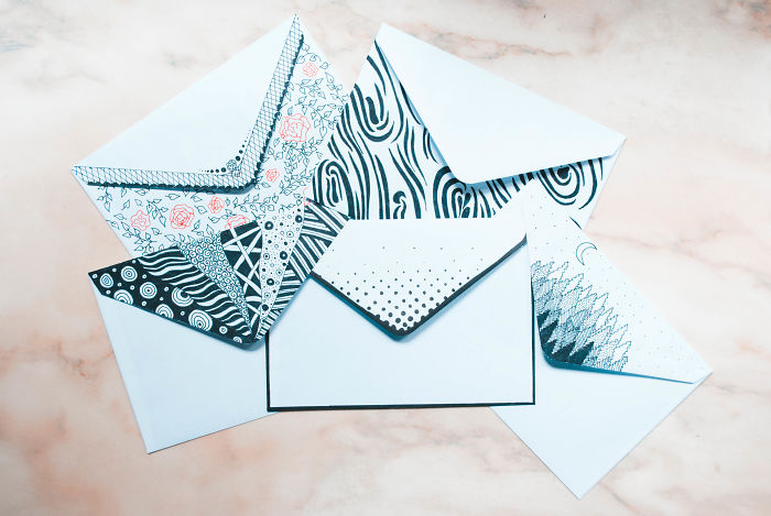 I Turn Cheap Envelopes Into Special Gifts With Hand Drawing