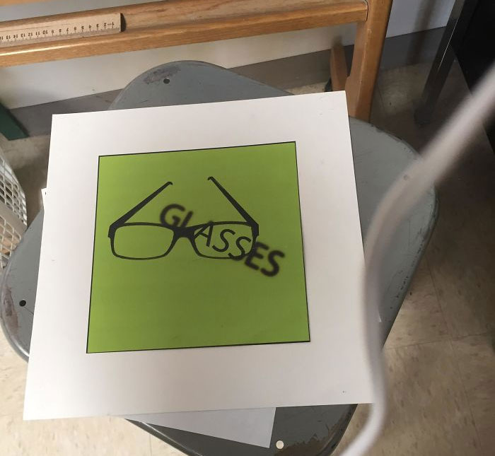 My Friend’s Graphic Design Class Has Had This On The Whiteboard As An Example Of “Good Work” For Weeks.