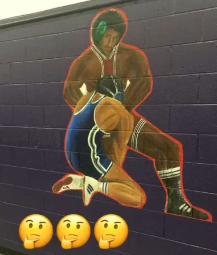 High School Gym In Pontiac, Mi. There Are No Words...