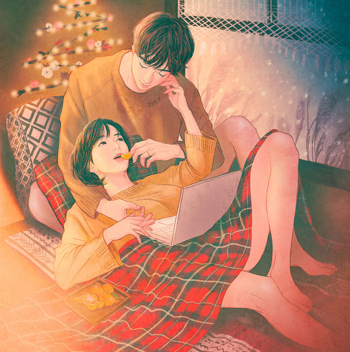 New-Romantic-Couple-Illustrations-Korea-Zipcy