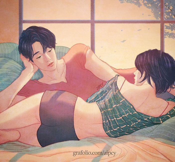 New-Romantic-Couple-Illustrations-Korea-Zipcy