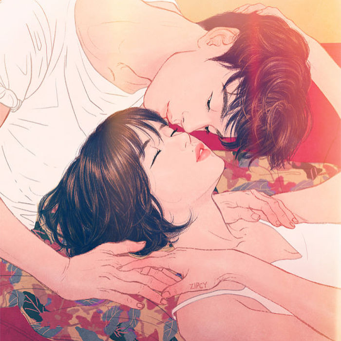New-Romantic-Couple-Illustrations-Korea-Zipcy