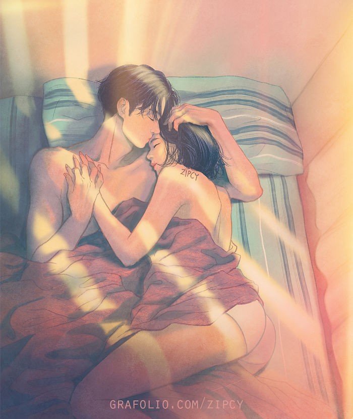 New-Romantic-Couple-Illustrations-Korea-Zipcy