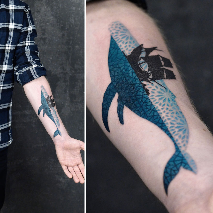 Amazing Gradients On Skin Done By A Polish Tattoo Artist Amazing Gradients On Skin Done By A Polish Tattoo Artist