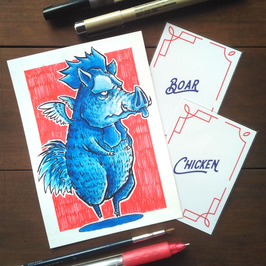 I Made Illustrations From Random Word Combinations I Made Illustrations From Random Word Combinations