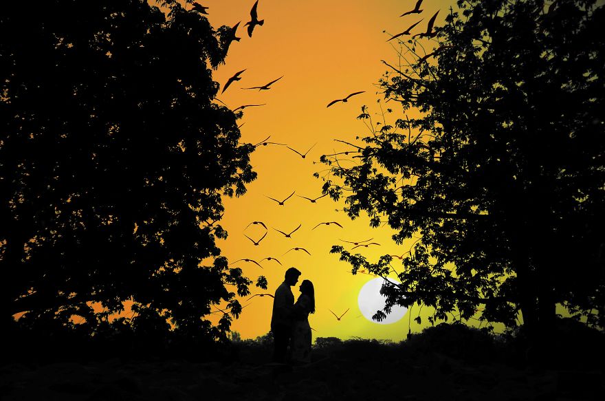 I Photographed The Silhouettes Of The Love Story I Photographed The Silhouettes Of The Love Story