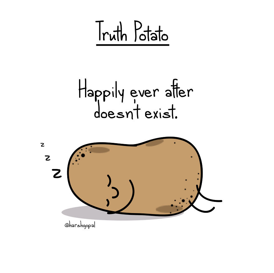 30+ Bitter Truths By Truth Potato That Will Make You Think (New Pics)