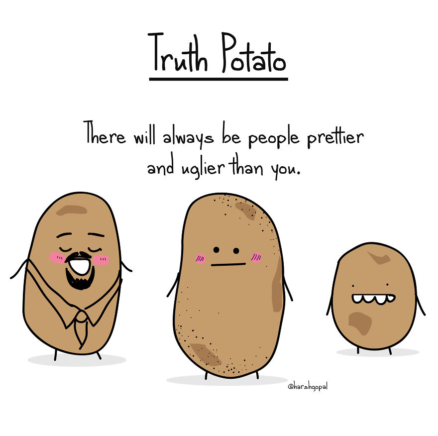 30+ Bitter Truths By Truth Potato That Will Make You Think (New Pics)
