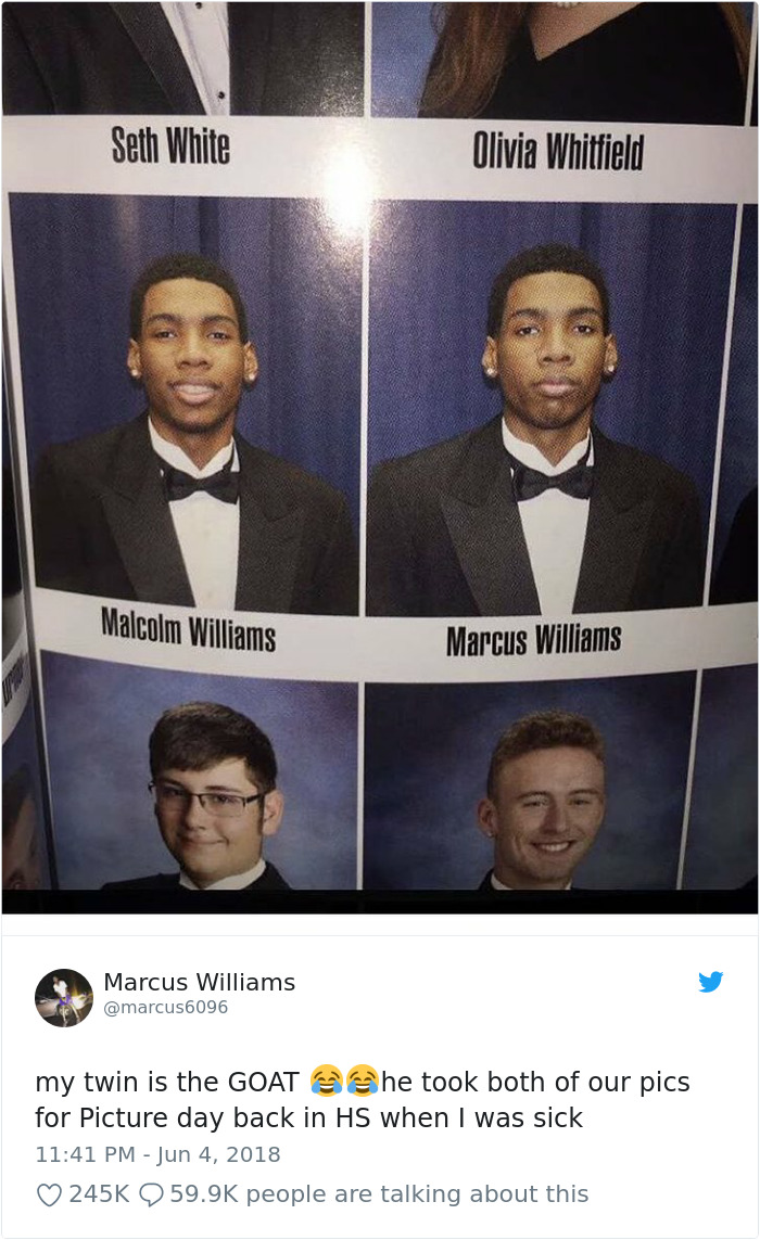 The Way These Identical Twins Handled School Yearbook's Photoshoot Will Make You Regret You're One Of A Kind The Way These Identical Twins Handled School Yearbook's Photoshoot Will Make You Regret You're One Of A Kind