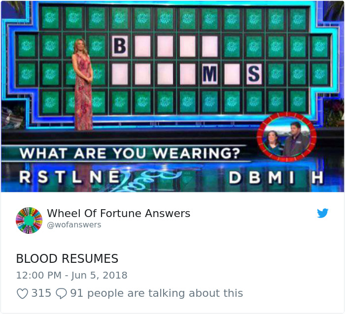 Wheel Of Fortune Funny