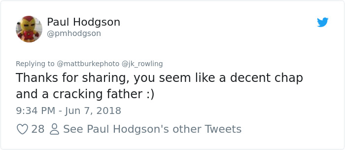 Single Dad Who Can't Afford Food Get's A Heartwarming Gift From J. K. Rowling