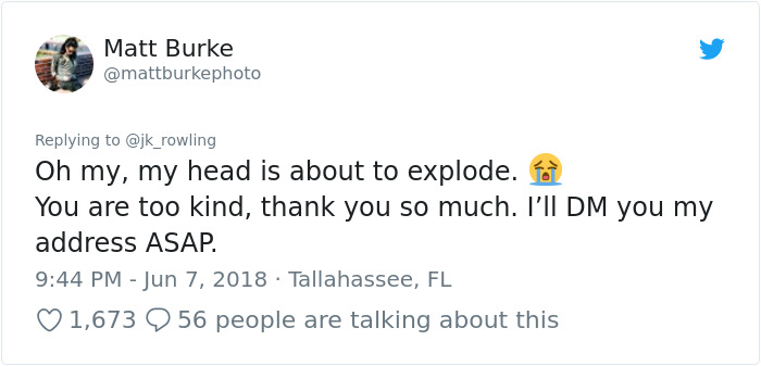 Single Dad Who Can't Afford Food Get's A Heartwarming Gift From J. K. Rowling