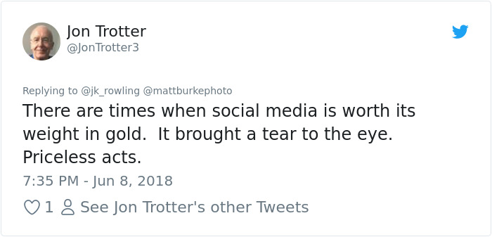 Single Dad Who Can't Afford Food Get's A Heartwarming Gift From J. K. Rowling