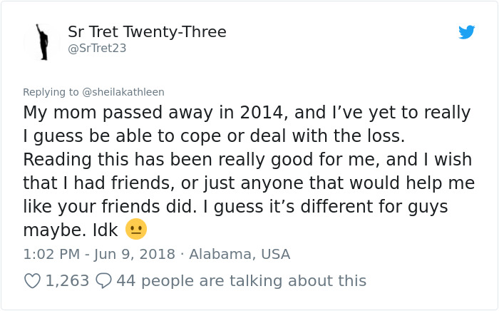 Woman Is So Depressed After Dad's Death She Cries For 19 Days Straight, So Friends Decide To Make A Risky Move Woman Is So Depressed After Dad's Death She Cries For 19 Days Straight, So Friends Decide To Make A Risky Move