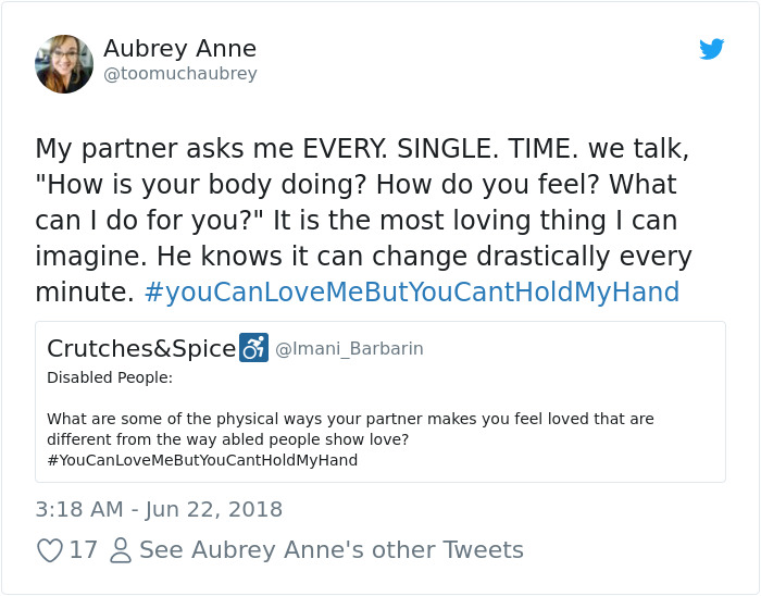 #youcanlovemebutyoucantholdmyhand