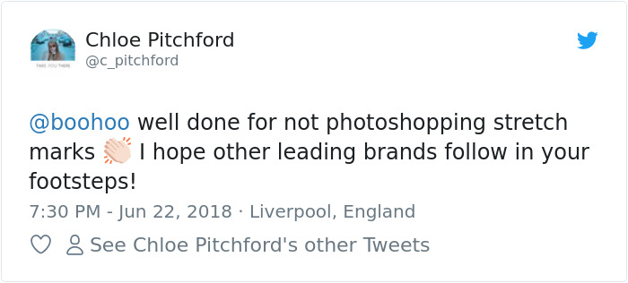 Boohoo Posts Image Without Photoshopping Model's "Imperfections" Out And The Internet Is Saying FINALLY