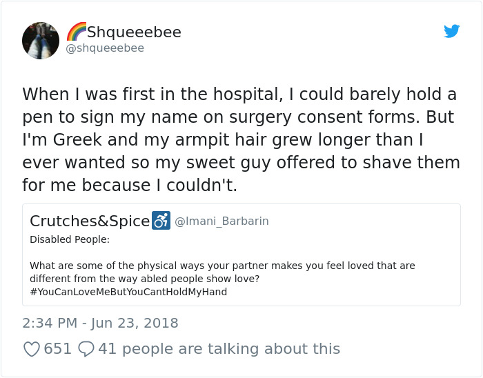 #youcanlovemebutyoucantholdmyhand