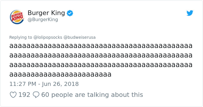 Burger King And Budweiser Just Had The Weirdest Conversation On Twitter And It Gets Crazier With Every Message Burger King And Budweiser Just Had The Weirdest Conversation On Twitter And It Gets Crazier With Every Message