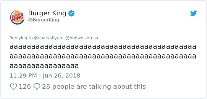 Burger King And Budweiser Just Had The Weirdest Conversation On Twitter And It Gets Crazier With Every Message Burger King And Budweiser Just Had The Weirdest Conversation On Twitter And It Gets Crazier With Every Message