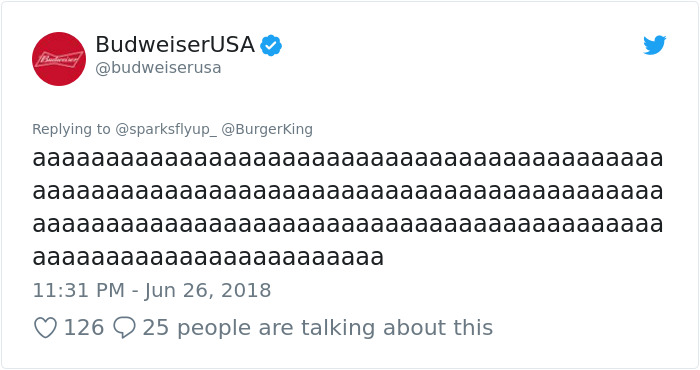 Burger King And Budweiser Just Had The Weirdest Conversation On Twitter And It Gets Crazier With Every Message Burger King And Budweiser Just Had The Weirdest Conversation On Twitter And It Gets Crazier With Every Message
