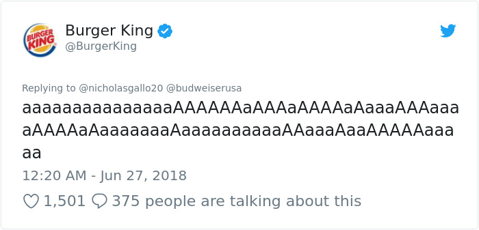 Burger King And Budweiser Just Had The Weirdest Conversation On Twitter And It Gets Crazier With Every Message Burger King And Budweiser Just Had The Weirdest Conversation On Twitter And It Gets Crazier With Every Message
