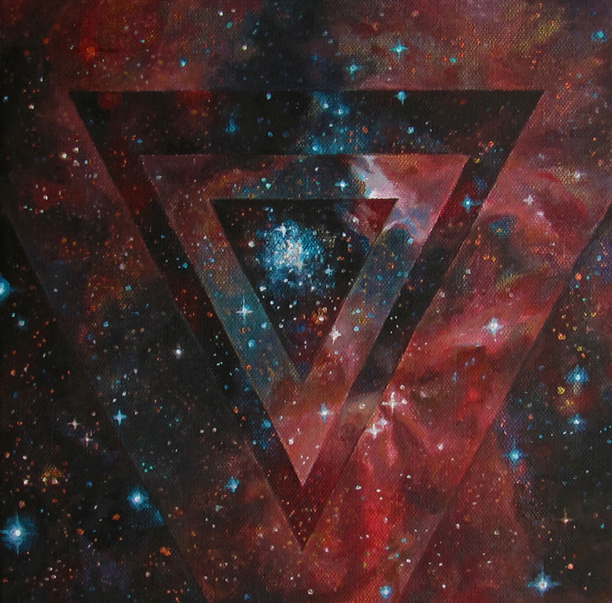 Painting Series Using Hubble Images & Geometry (20+paintings) Painting Series Using Hubble Images & Geometry (20+paintings)