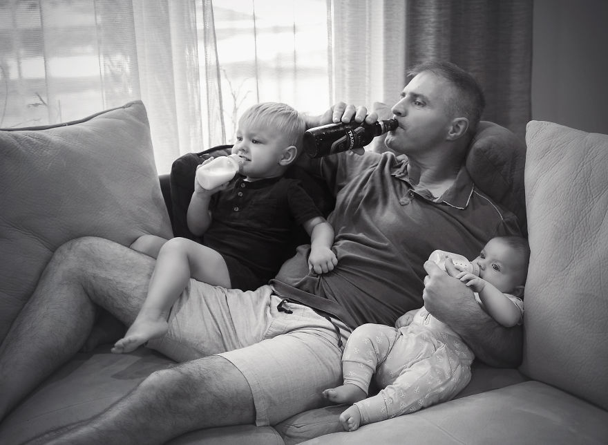 I Created Father's Day Photo Series To Show Different Types Of Dads